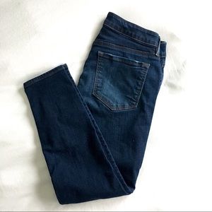 LOFT Curvy Skinny Jeans in Dark Indigo 30P - EUC!
